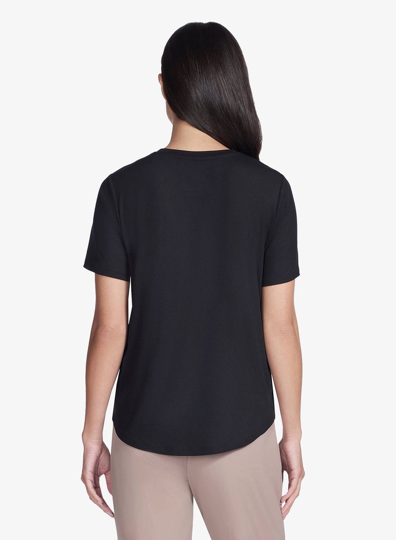 SKECHERS Gowalk Luxe Ribbed T-Shirt - Image 2